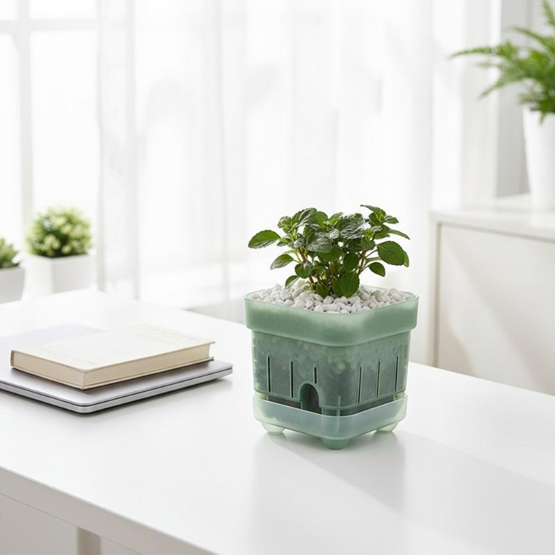 Maceta Cuadrada con Orificios  - Plant Parent reseña y precio
